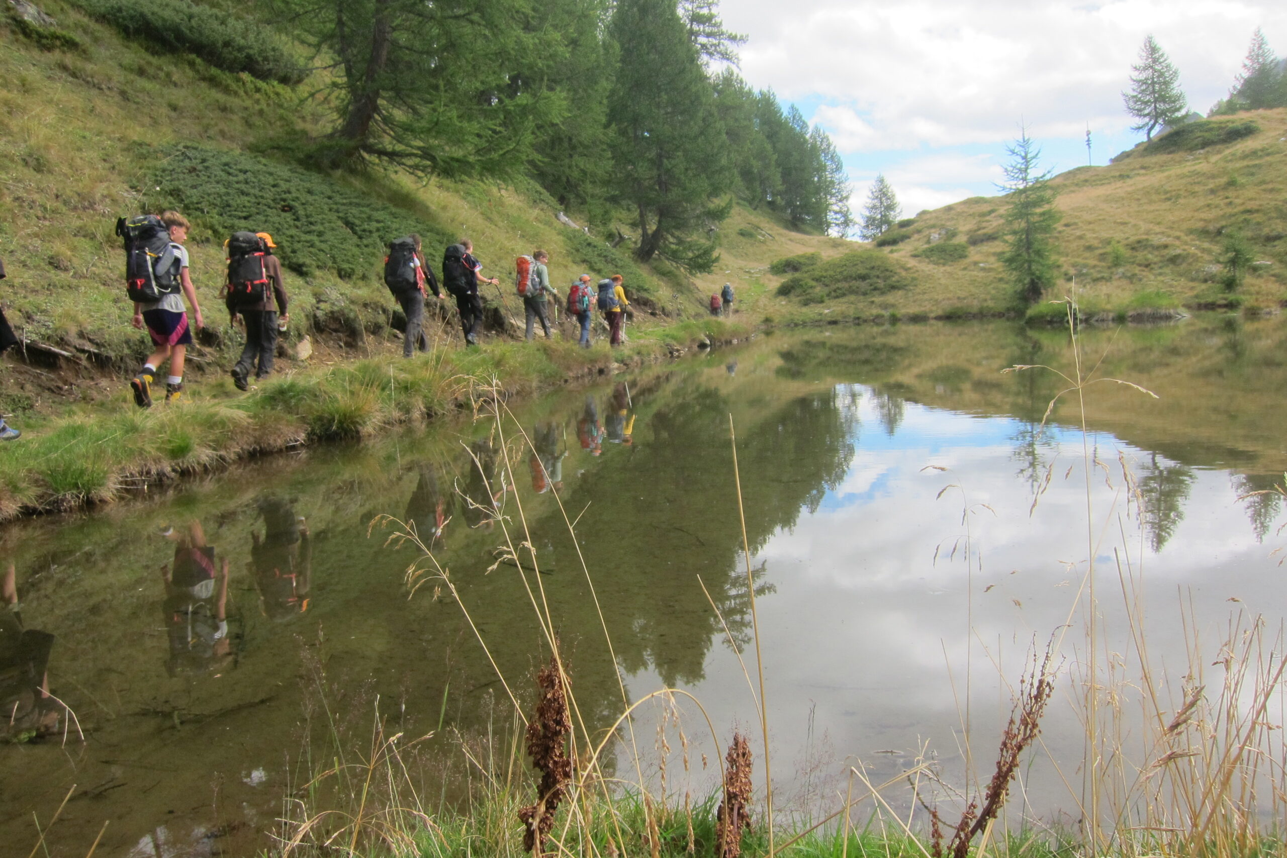 Alpenüberquerung der 7. Klasse Bern - Projektwoche der Steinerschule Bern Ittigen Langnau