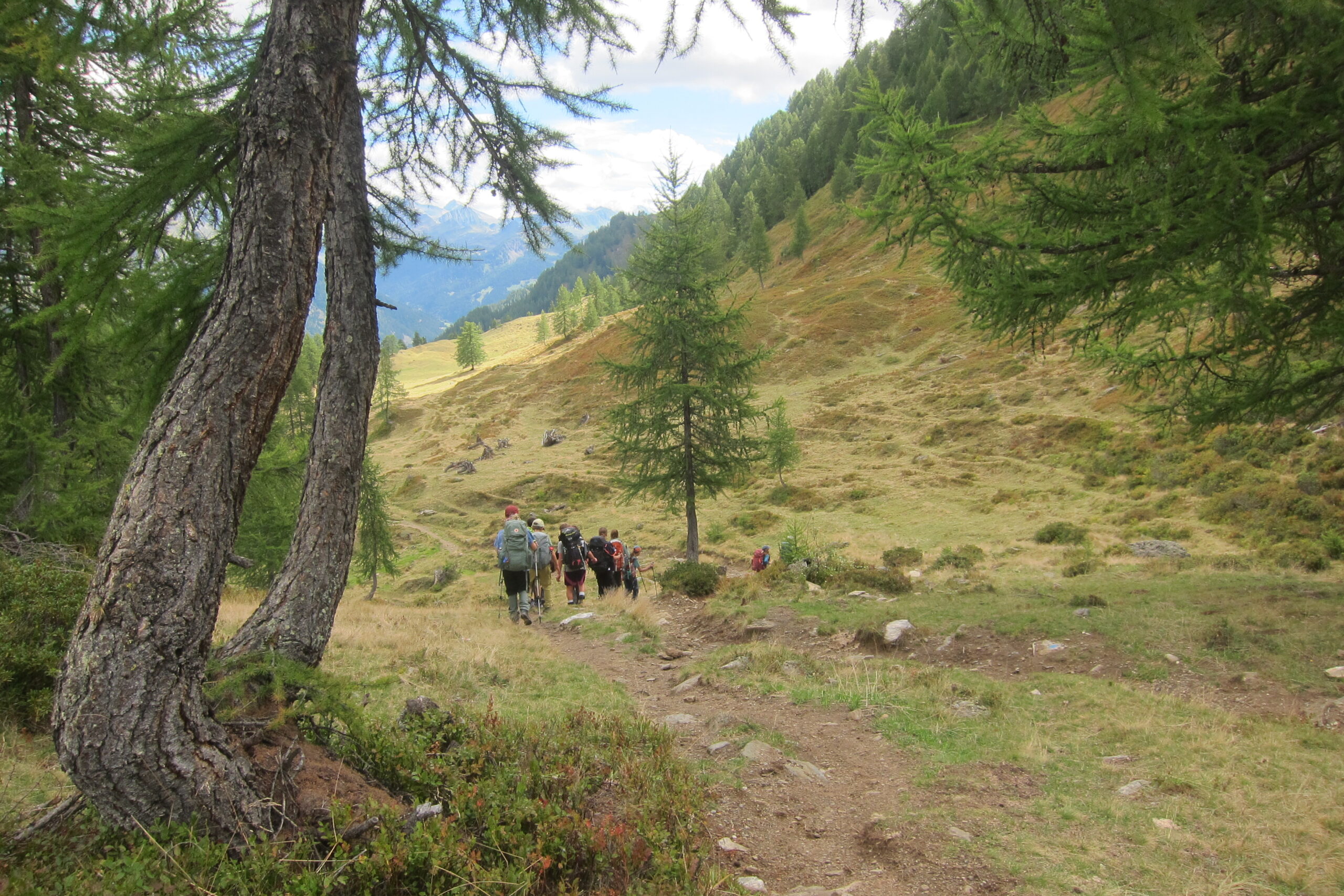 Alpenüberquerung der 7. Klasse Bern - Projektwoche der Steinerschule Bern Ittigen Langnau