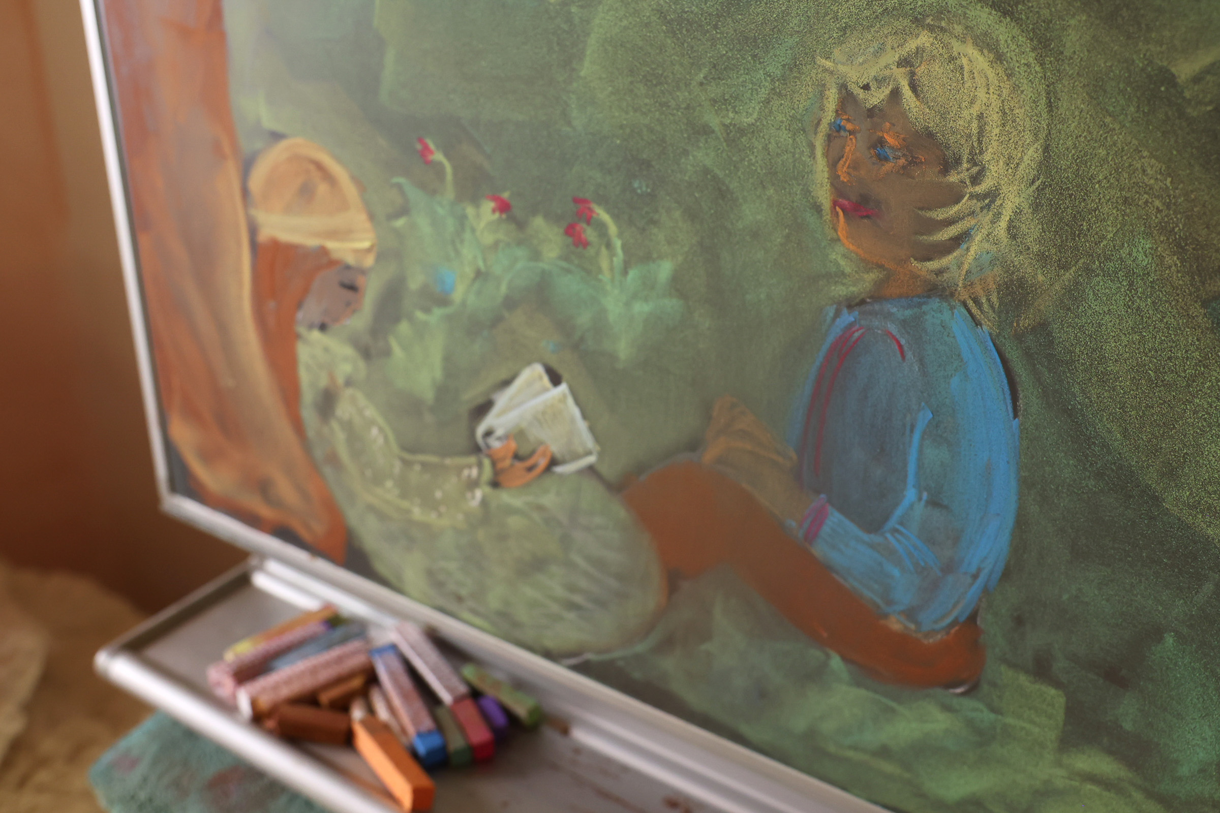 Tafelbild an der Steinerschule Bern Ittigen Langnau