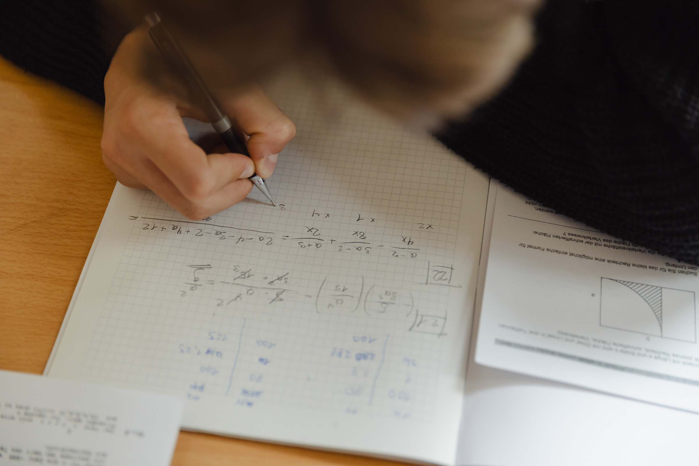 Mathematikunterricht an der Steinerschule Bern Ittigen Langnau, Privatschule im Kanton Bern