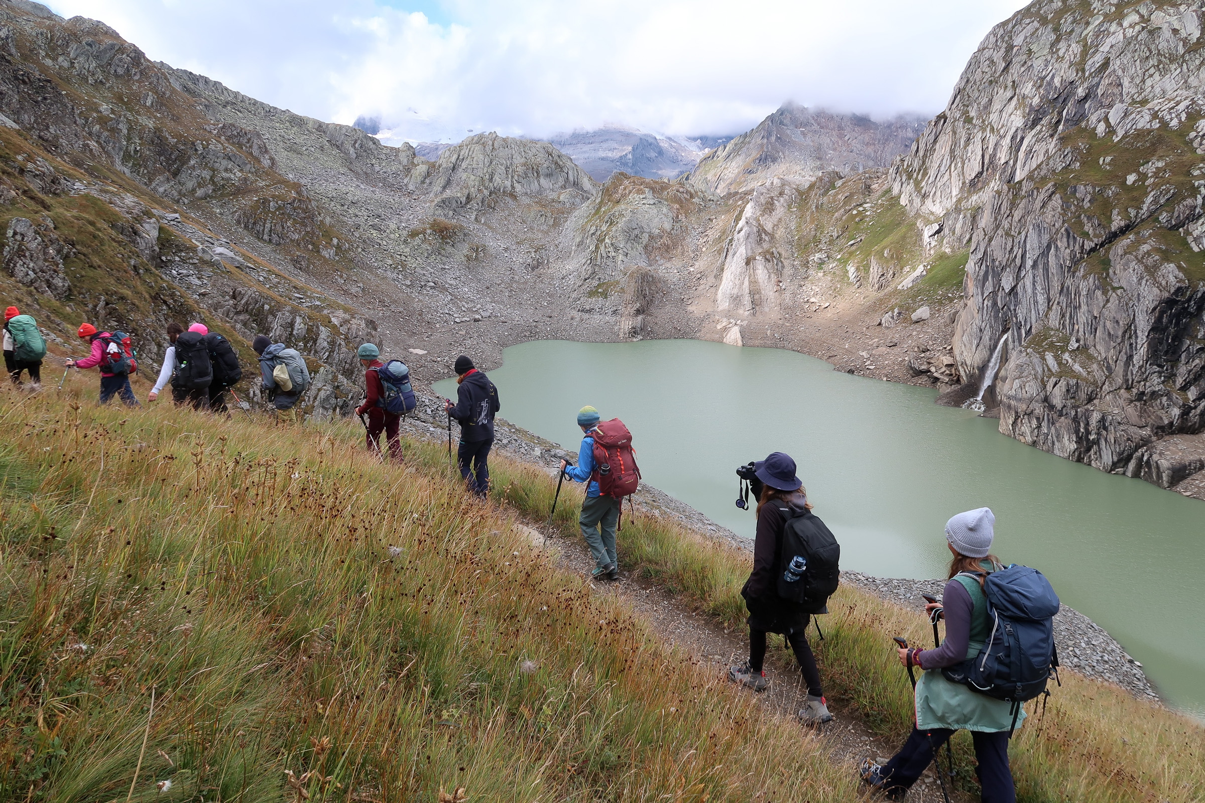 Alpenüberquerung der 7. Klasse Bern - Projektwoche der Steinerschule Bern Ittigen Langnau