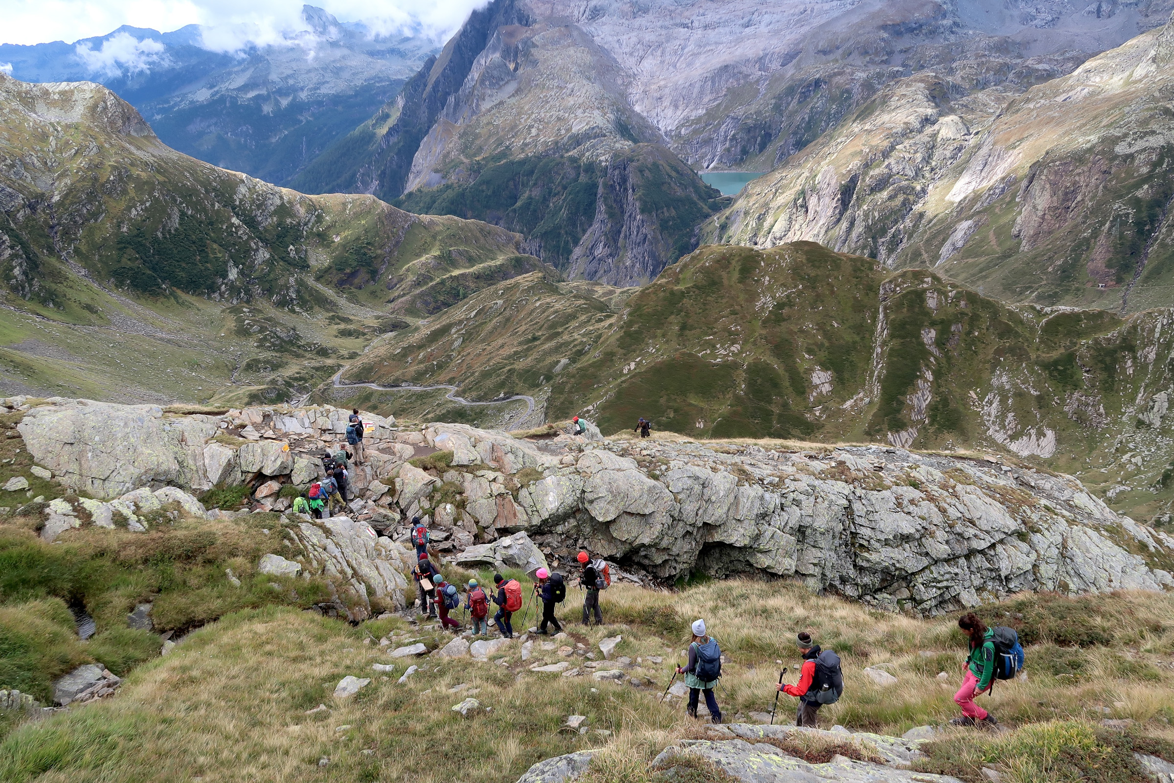 Alpenüberquerung der 7. Klasse Bern - Projektwoche der Steinerschule Bern Ittigen Langnau