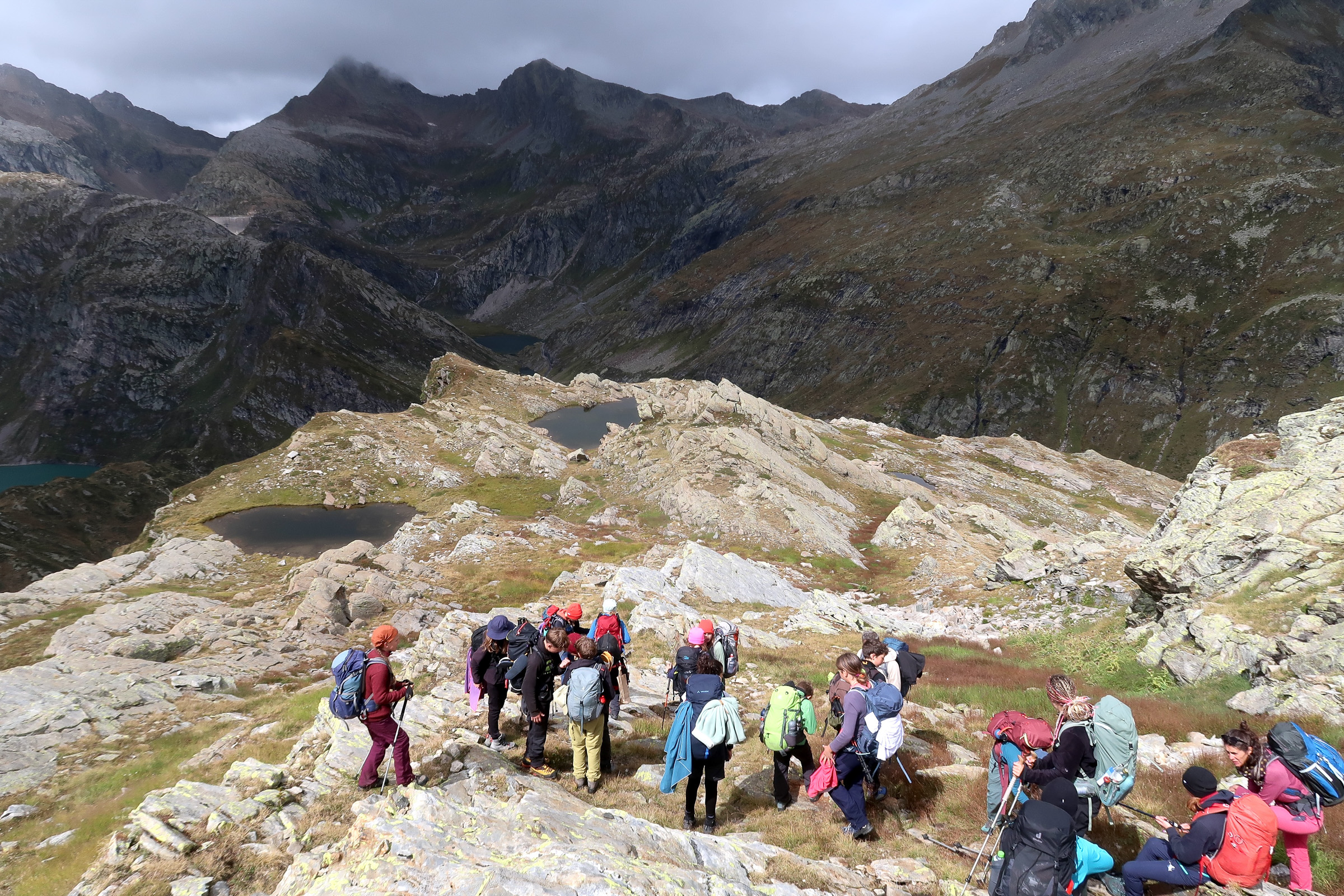 Alpenüberquerung der 7. Klasse Bern - Projektwoche der Steinerschule Bern Ittigen Langnau
